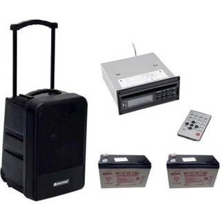 Omnitronic Set MOM-10BT4 Modular Wireless PA System + CD Player with USB&SD + 2x