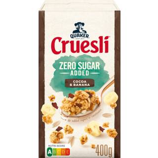 Quaker Cruesli Kakao & Banan U. Tilsat Sukker