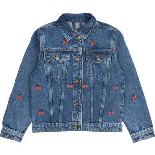 The New Natalia Denim-jakke Medium Blue Denim 3-4 Y  Blå  3-4 år  kvinde