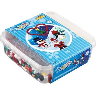 Hama Perler Maxi 600 stk + 1 Perleplade Nr. 8206 i bøtte (8749)