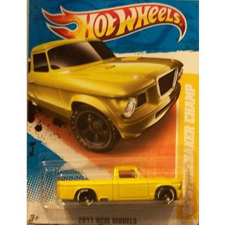 Hot Wheels 2011 Nye modeller - (gul) '63 Studebaker Champ