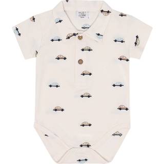 Hust&Claire Billy Baby Body Snow White 92 cm  Hvid  92 cm  mand