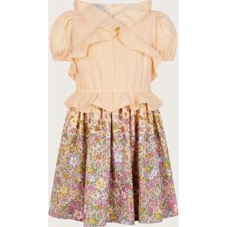 Monsoon Frilly Floral Cotton Dress