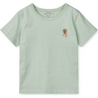 Liewood GOTS Apia Kortærmet T-shirt Light Peppermint 116 cm  Grøn  116 cm  Unisex
