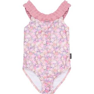 Mikk-Line Kid's Swimsuit Recycled AOP Badedragt Børn størrelse 146/152 - 11-12 Years farve pink