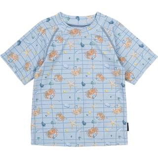 Mikk-Line Kid's UV Shirt Recycled AOP Lycra Børn størrelse 134/140 - 9-10 Years farve grå