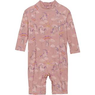 Color Kids Baby Suit L/S AOP Lycra Børn størrelse 74 farve pink