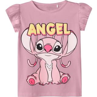 Asbiri Stitch T-shirt, Cameo Pink, 110 cm