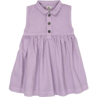 Copenhagen Colors Twill-kjole Med Krave Lavender 104cm  Lilla  104 cm  kvinde