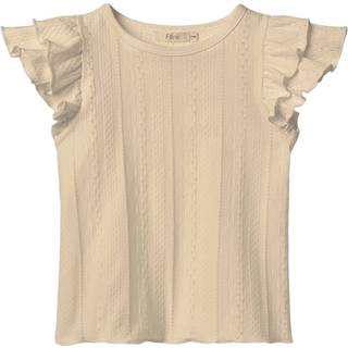 Fliink Gabby Kortærmet Bluse SANDSHELL 2 Y  Creme  2 år  kvinde