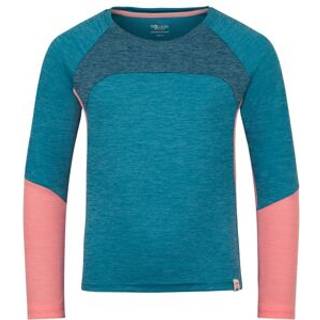 Trollkids Girl's Seiland Longsleeve Funktionsshirt Børn størrelse 176 farve turkis