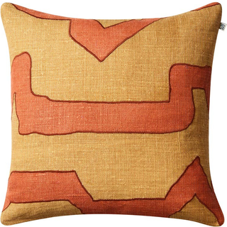 Chhatwal & Jonsson Sikkim pudebetræk 50x50 cm Apricot orange-khaki