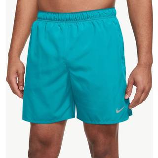 Nike Challenger Dri-FIT 7-løbeshorts (18 cm) med indershorts til mænd - grøn - M