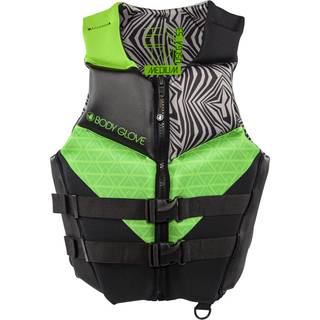 Body Glove Herre Phantom USCGA Life Jacket PFD-GRN/GRY-L