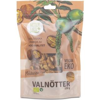 Mother Earth Valnødder Premium Raw & Øko, 150 g