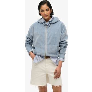 Superdry Velour Zip HættetrøjeEU 38 (UK 10)