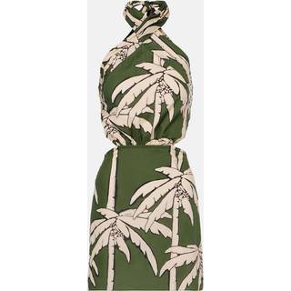 Johanna Ortiz Heart Pirate cutout minidress - green - XL+