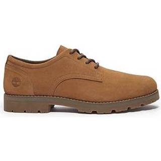 Timberlandtil mænd. TB0A6CAXEIZ1 Brune Britton Square lædersko med snørebånd (43.5), Fast, Blonder, Casual, Klassisk