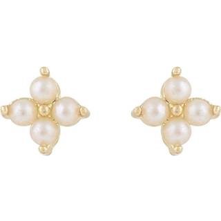 SNÖ of Sweden Lucy Small Earrings Gold White Onesize