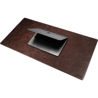 Leather Desk Mat (Large - 80x40cm) - Dark Brown