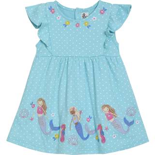 Jojo Maman Bébé Jojo Maman Bébé 100% Bomuld Appliqué Summer Kjole - 68-80cm (6-12 måneder)
