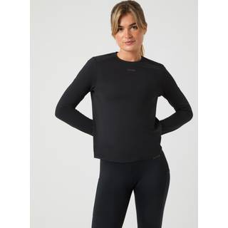 Björn Borg Women's Borg Running Feather Long Sleeve T-Shirt Black Beauty, M