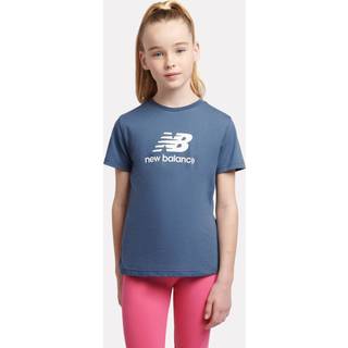 New Balance New Balance Blue Stacked Logo T-Shirt