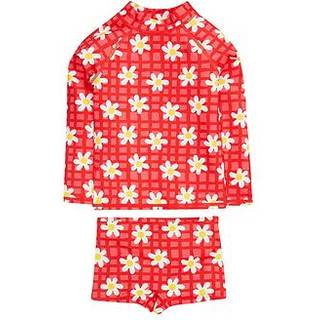 Frugi Lyserød Flower Rash Vest Sæt3 - 4 år (98 - 104cm)