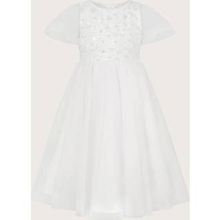 Monsoon Bella Pailletter Blomster Nadver Kjole4 år (104cm)
