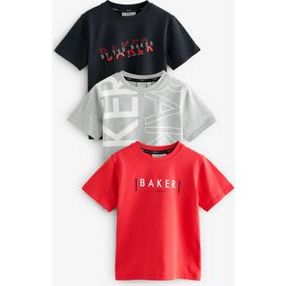 Baker by Ted Baker Baker by Ted Baker Graphic Tryk T-shirt 3 Pakke