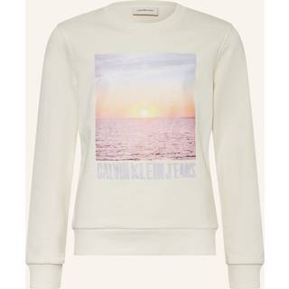 Calvin Klein Calvin Klein Brown 100% Cotton Sunset Graphic Terry Sweatshirt
