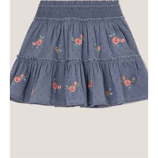 Monsoon Floral Embroidered Rara 100% Cotton Skirt134140cm