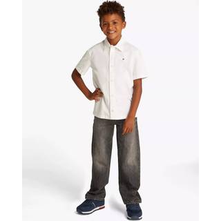 Tommy Hilfiger Tommy Hilfiger White Stretch Oxford Short Sleeve Shirt