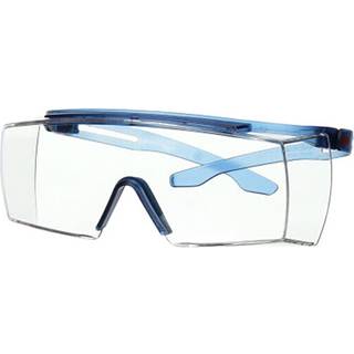 3M Skyddsglasögon SecureFit 3700 over-spectacle, blå skalmar, reptåliga+ (K), klar lins, SF3701ASP-BLU-EU