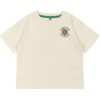 The New Siblings GOTS Ordell Tee White Swan 86 cm  Hvid  86 cm  Unisex