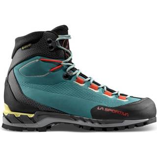 La Sportiva Women's Trango Tech Leather GTX Bjergsko Damer størrelse 37 farve turkis/blå