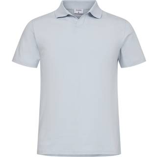 Filippa K Soft Lycra Polo T-Shirt Ice Blue