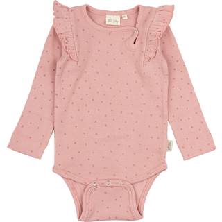 PETIT PIAO Body LS Frill Dot - BRIGHTROSE