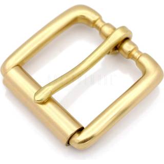 CRAFTMEMORE SOLID Messing B?lt Buckle 1,5 tommer enkelt Prong Square Belt Buckle til udskiftning DIY l?derh?ndv?rk SCBB (FRW461)