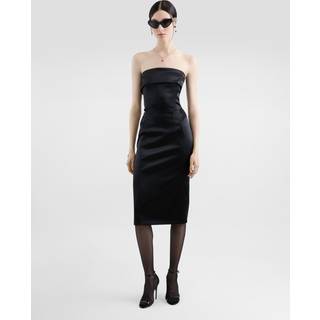 Dolce&Gabbana Satin bustier dress - black - XL+