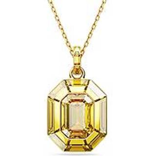 Lucent Anhänger, Achteckform, Gelb, Goldlegierungsschicht