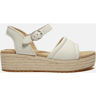 Timberlandtil kvinder. TB0A4168ETD1 Sandaler i læder Santorini Sun hvid (37 W), 3-5 cm, Spænder, Casual