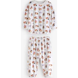 Next Ecru White Cath Kidston Cosy Fleece Pyjamas
