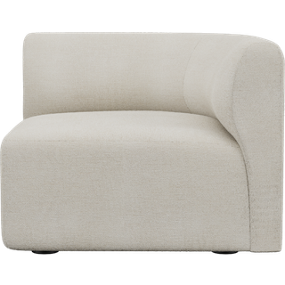 SACKit Fjord Sofa Left Corner Section Sealife Ivory