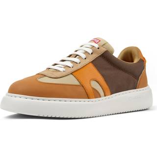 Campertil kvinder. K201693-008 Runner K21 brune træningssko i læder (41), 3-5 cm, Casual, Bæredygtig