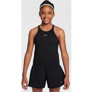 Nike-tanktop med høj hals til piger - sort - S