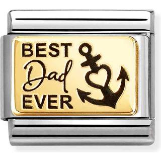 Nomination Gold Best Dad Ever Anchor Charm