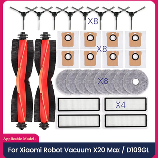 Til robotstøvsuger X20 reservedele hovedbørste sidebørste