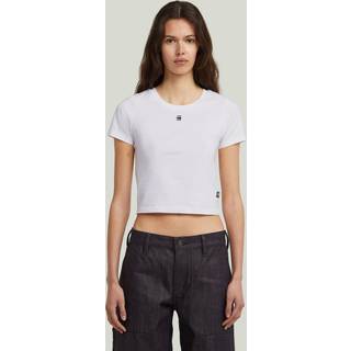 Cropped Mini Slim Top - White - Women