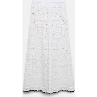 Dorothee Schumacher Crochet cotton-blend maxi skirt - white - S